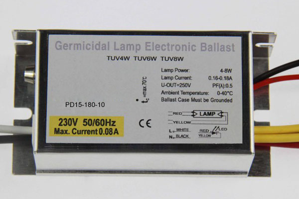 UV ballast 8W, 230V